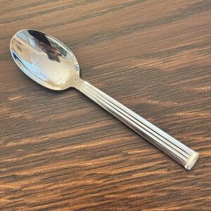 Christofle Triade Silverplate Demitasse Spoon 3 7/8" France Espresso Coffee